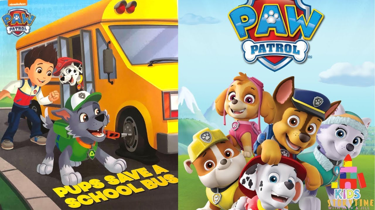🚌 Kids Book Read Aloud: Nickelodeon Paw Patrol : Pups Save the School Bus!