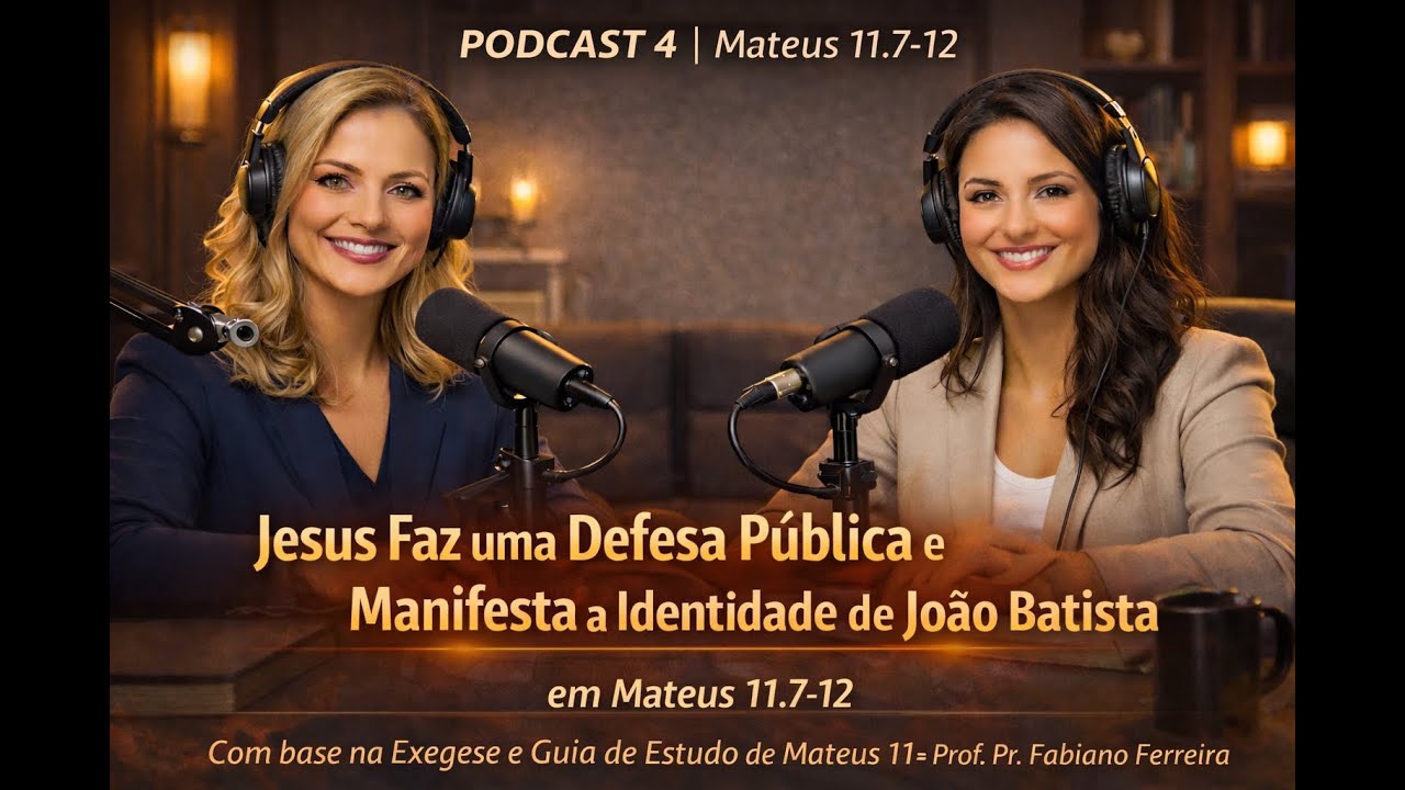 PODCAST 4 | Mateus 11.7-12 - Jesus Faz uma Defesa Pública e Manifesta a Identidade de João Batista
