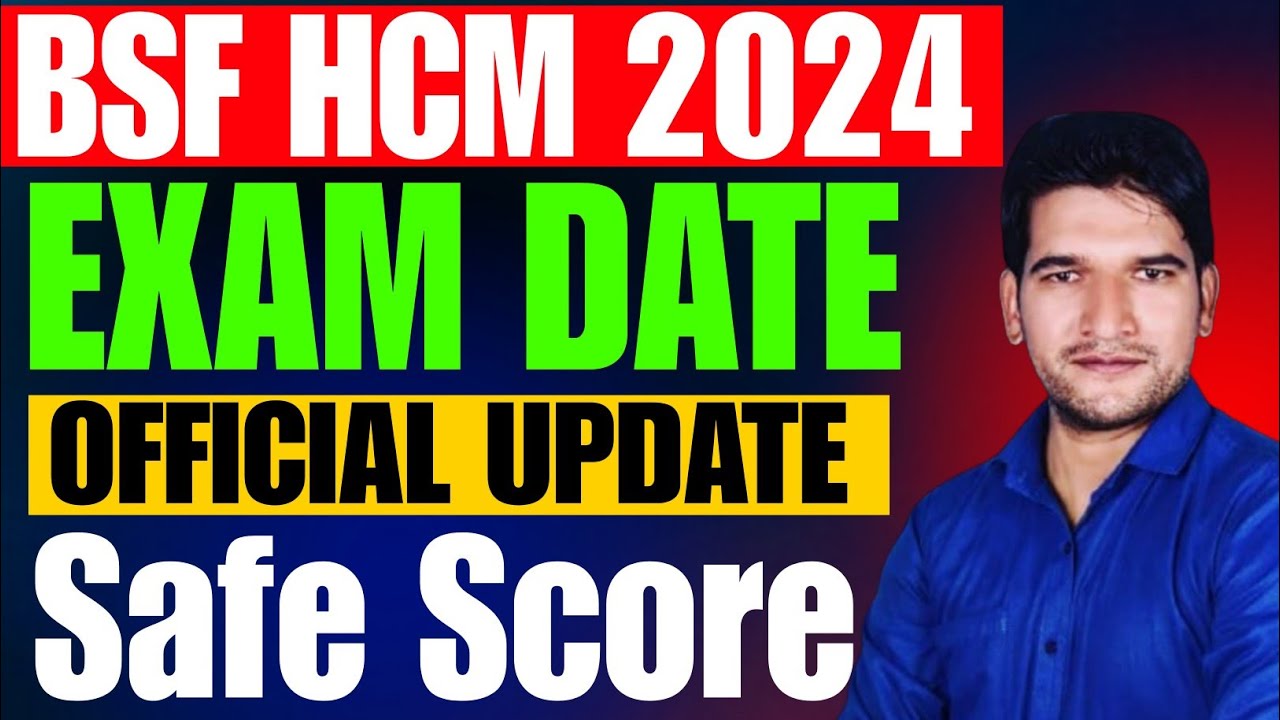 BSF HCM Exam Date Breaking 🔥 News | BSF Capf HCM 2025 Exam Date Update 🔥 | BSF HCM Exam Date 2025-26