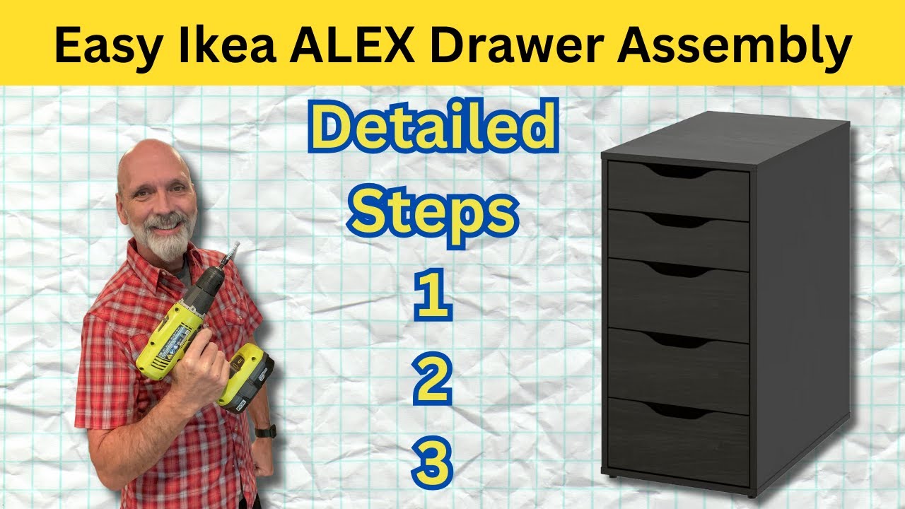 How to Build the IKEA Alex Drawer Unit: Easy Step-by-Step Assembly Guide