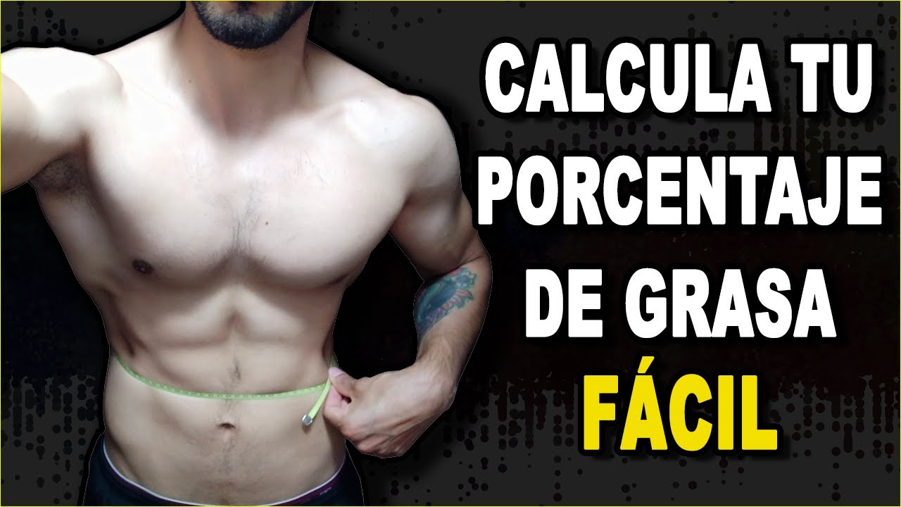 CALCULA tu PORCENTAJE DE GRASA en casa FÁCIL! - Mejora tu composición corporal