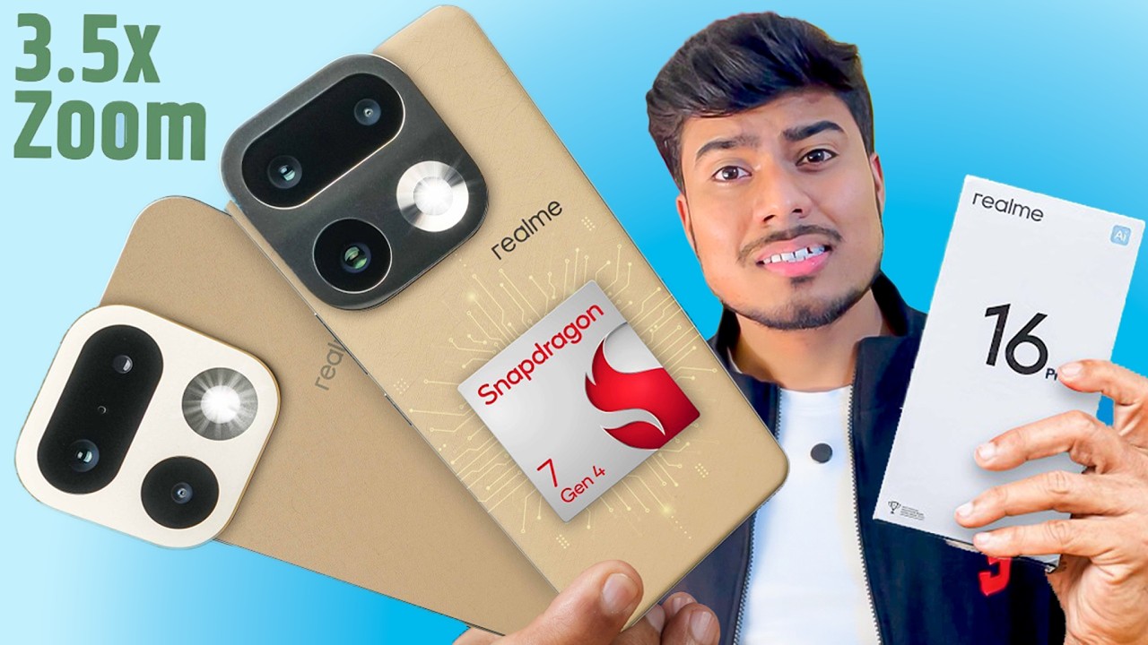 realme 16 Pro+  First Look ⚡  @ ₹35,999*!