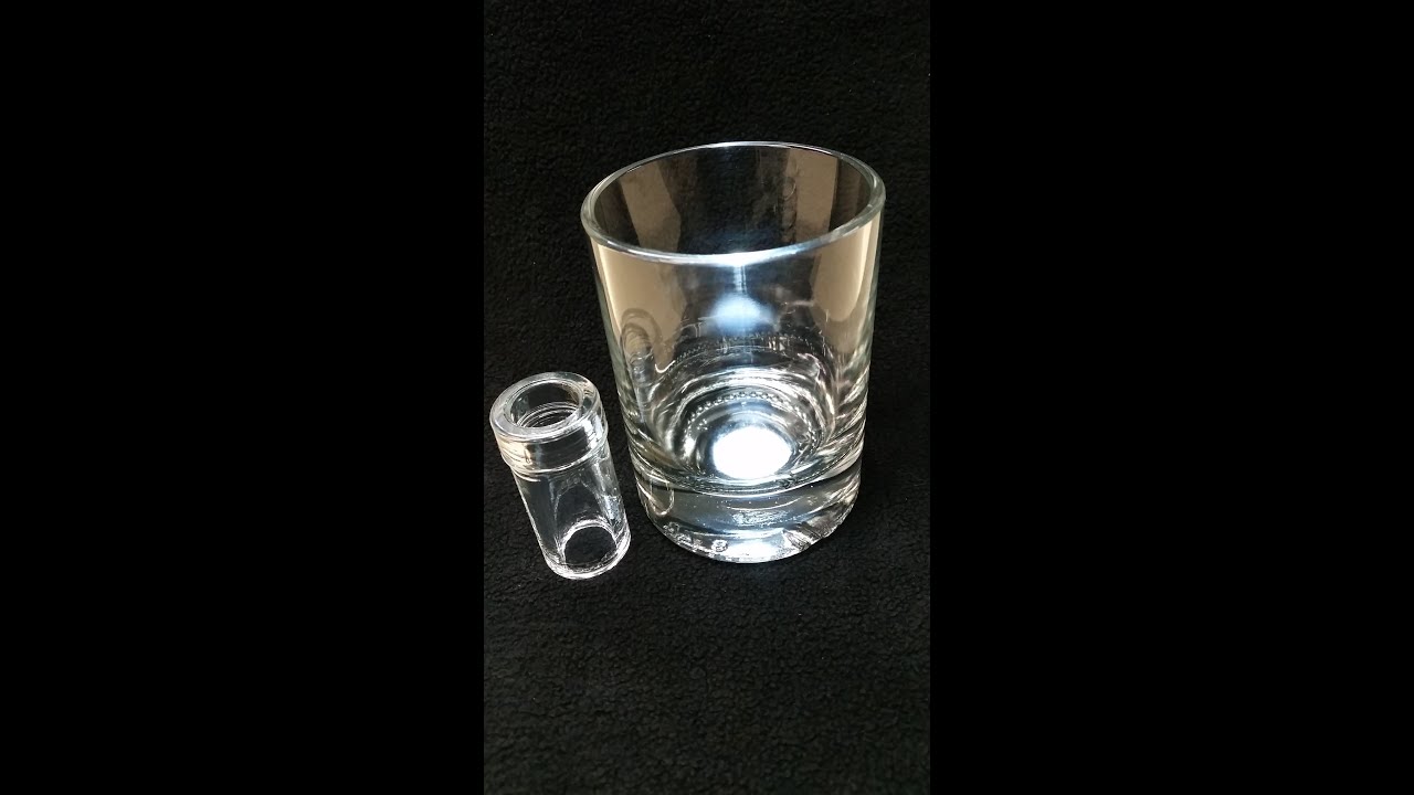 How to Cut and Polish a Glass Whisky Bottle With Jeff