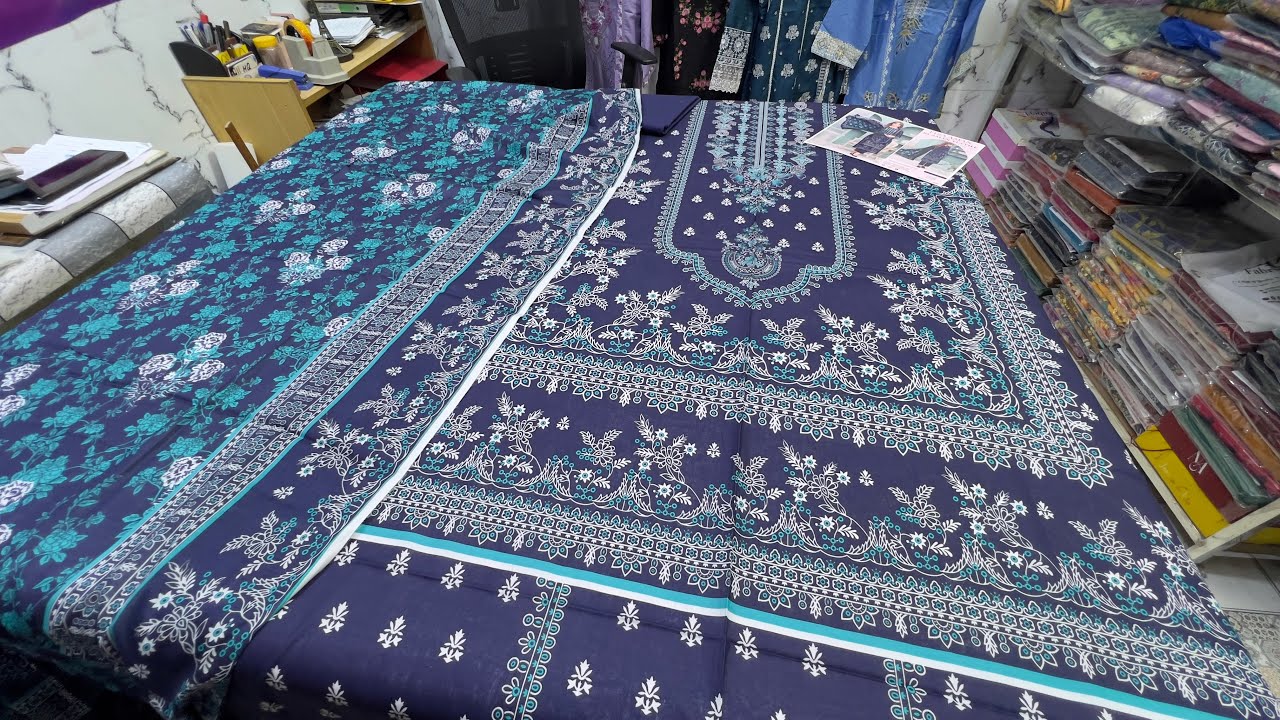 Original Brand fiza Eman By Threads | Printed Lawn Collection | Zohre Premium Stitch Collection