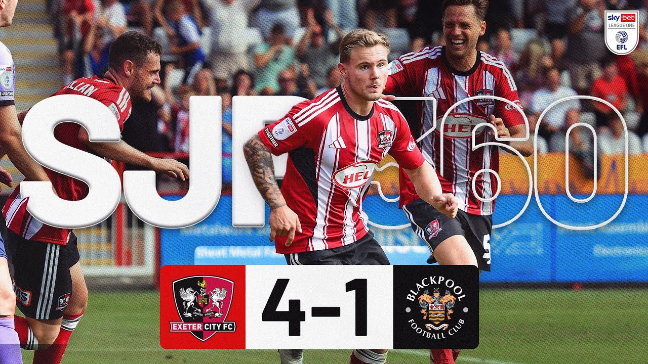 City put FOUR past Blackpool 🔥 SJP 360: Blackpool