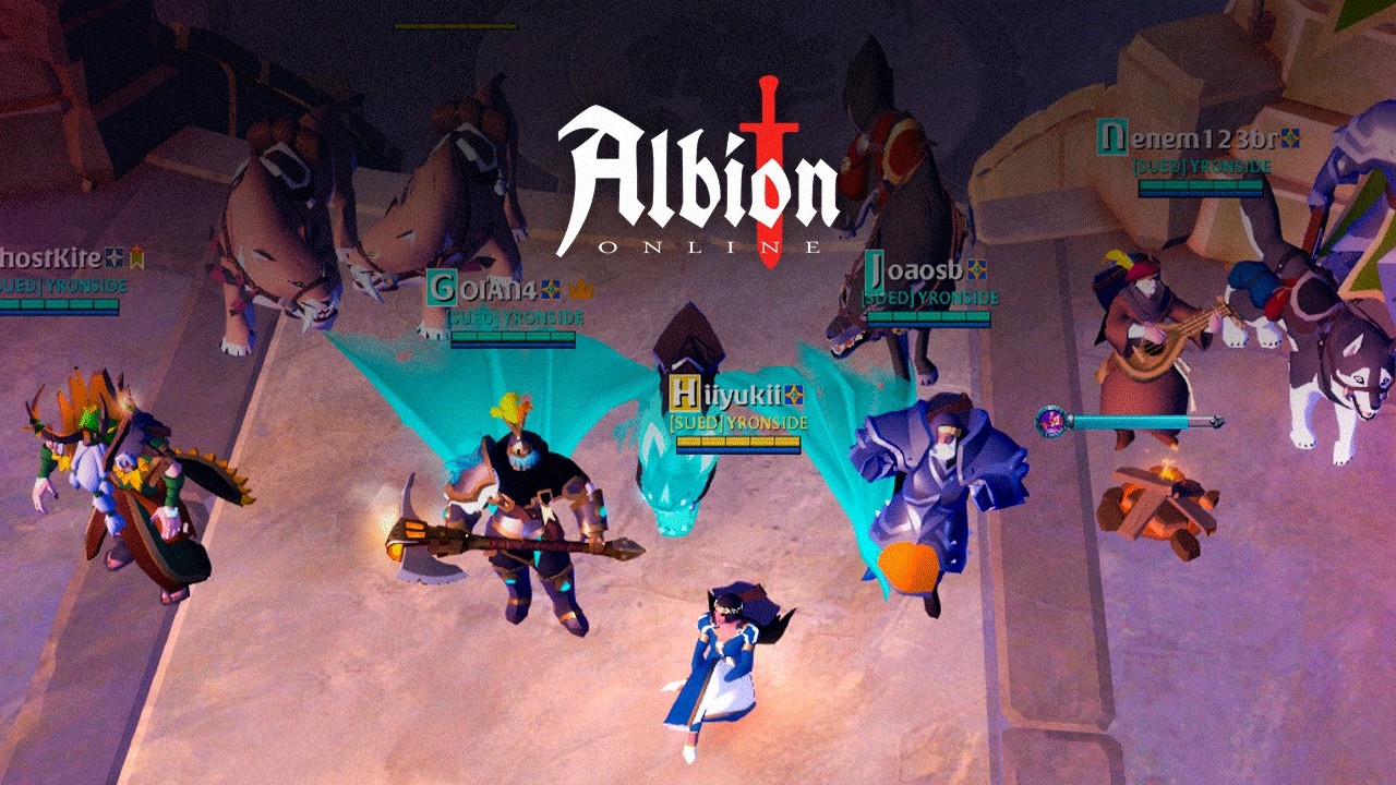 Acampamento em Grupo na Black | Covil em Grupo | Trio | ForFun | Albion Online