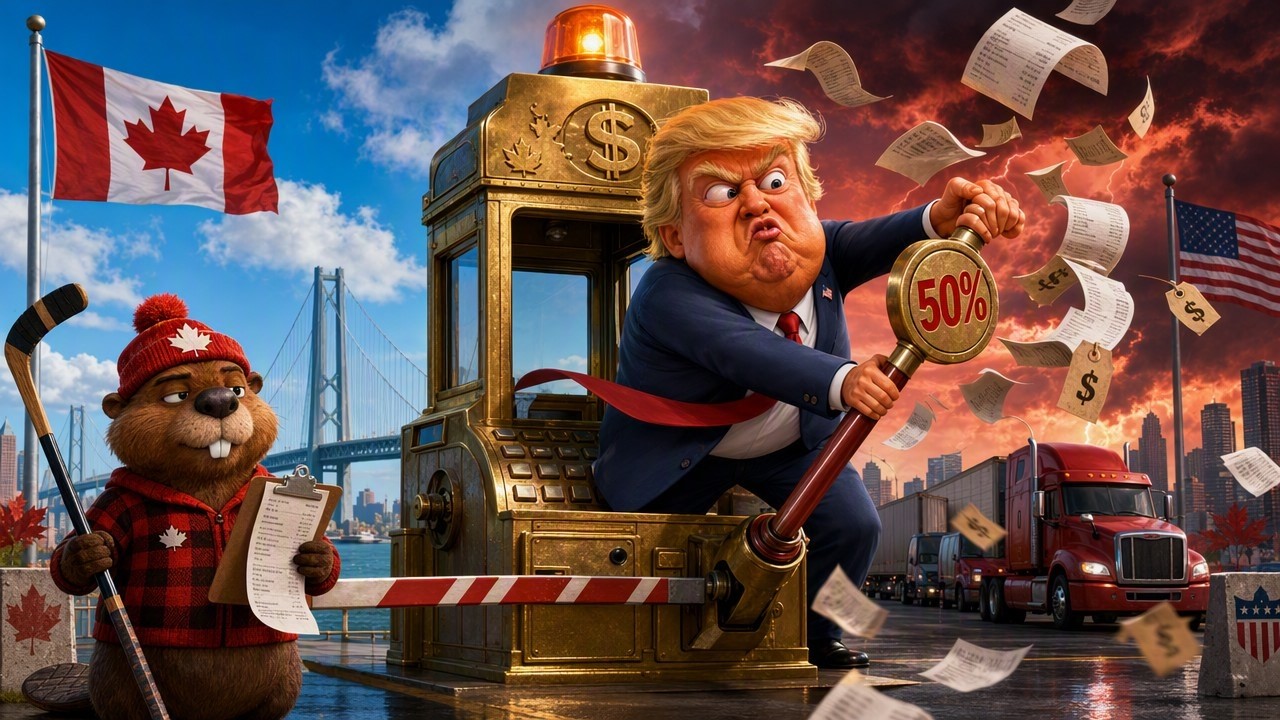 Trump&rsquo;s 50% Canada Tariff Tantrum | The Great Orange Tollbooth (Satirical Song)