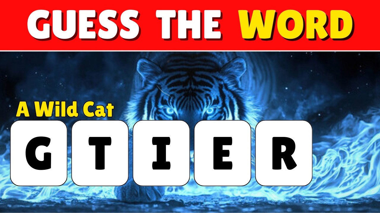 Can You Solve THESE 20 Scrambled Words? 🤔 Animals and Birds Edition (Part-4)
