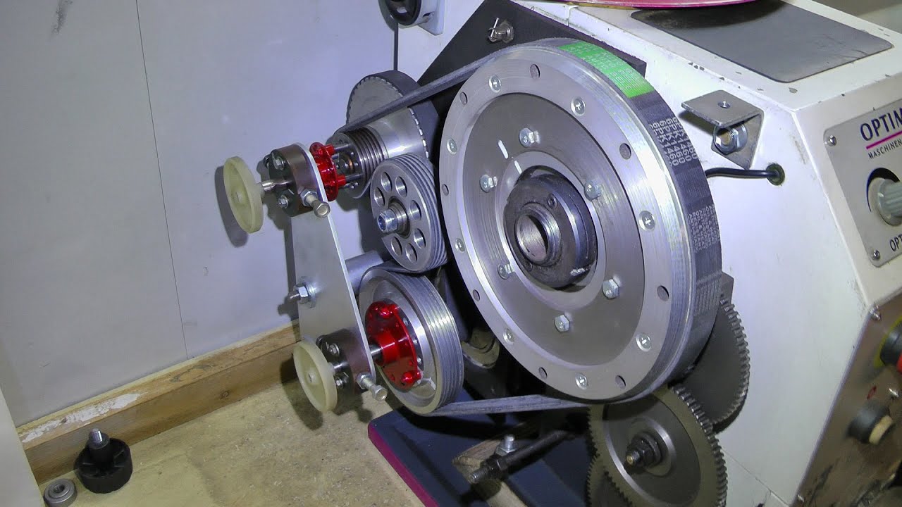 Новый привод токарного станка (Optimum D280x700 DC Vario).