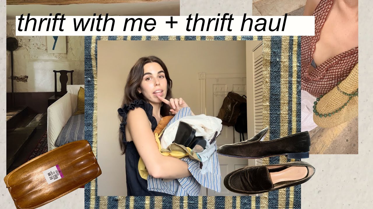 let's thrift my pinterest inspo!! transitional summer-fall fashion and vintage home bits