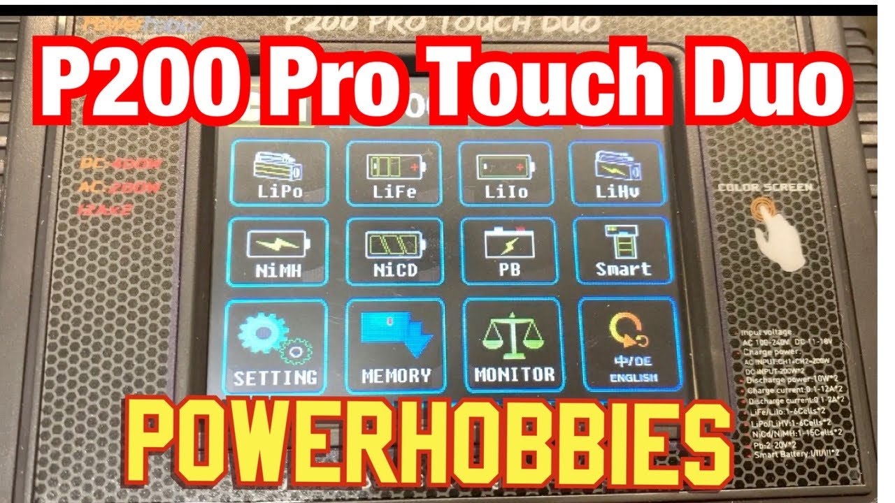 Powerhobby-P200-Pro-DUO-12A-200W-400W-AC-DC-Touch-Screen-Lipo-Charger