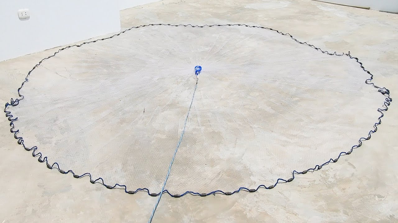 Método FÁCIL para TIRAR la ATARRAYA de PESCA al  MODO PROFESIONAL