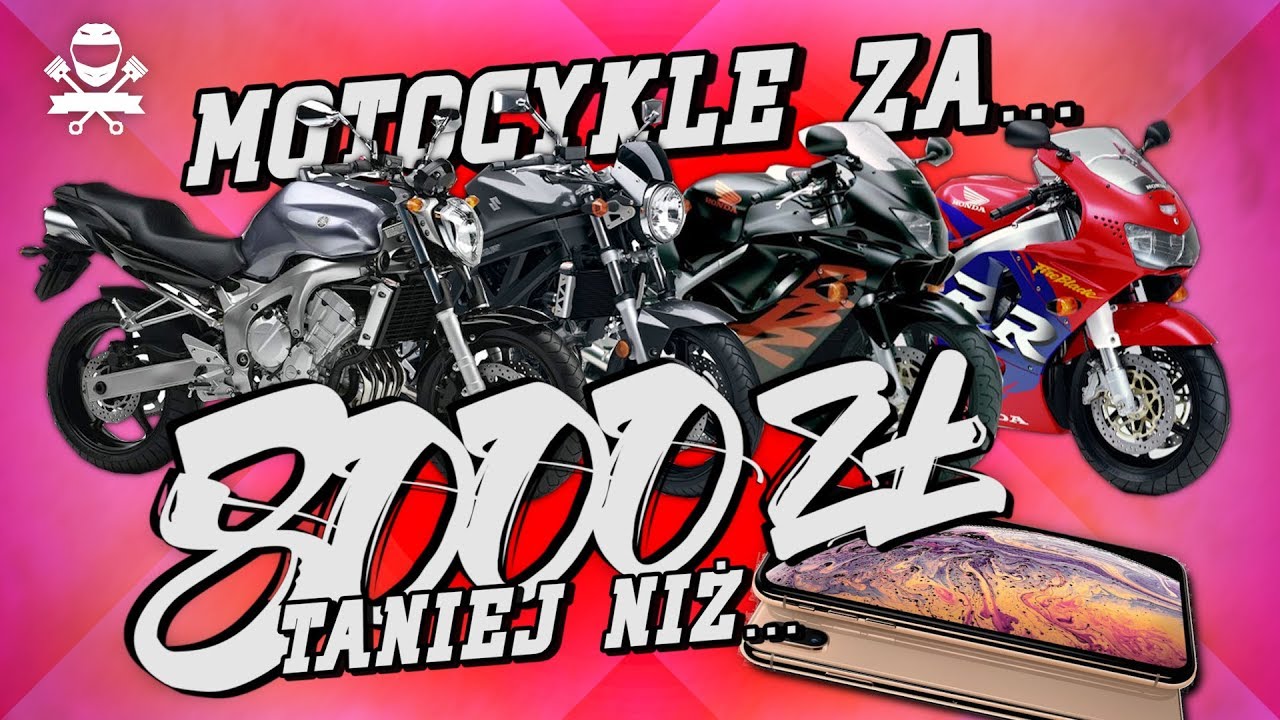 5 Motocykli Tańszych i Lepszych niż iPhone Xs Max! Tani Motocykl do 8000 zł