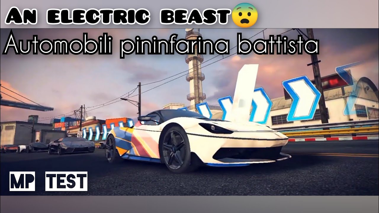 Asphalt 8 | An electric beast😨. Automobili pininfarina battista mp test. update 62