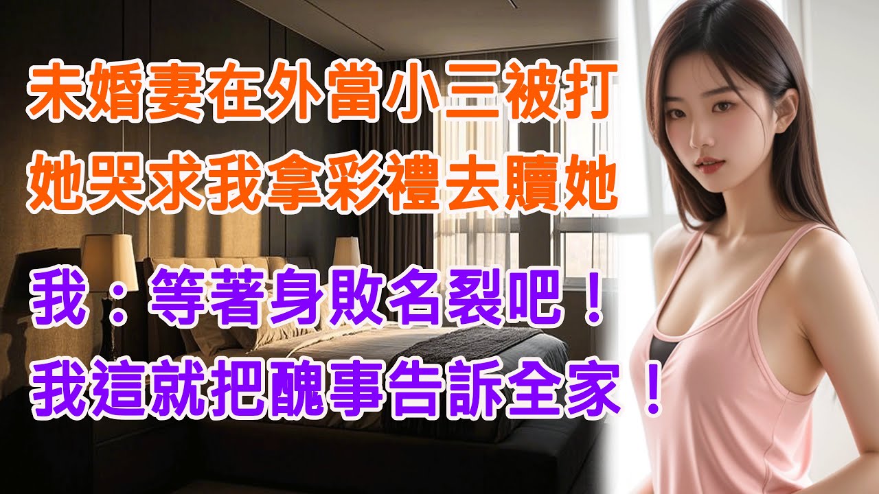 未婚妻在外當小三被打，她哭求我拿彩禮去贖她，我：等著身敗名裂吧！我這就把醜事告訴全家！#出軌小說 #愛情故事 #白月光 #幸福人生#生活经验 #情感故事