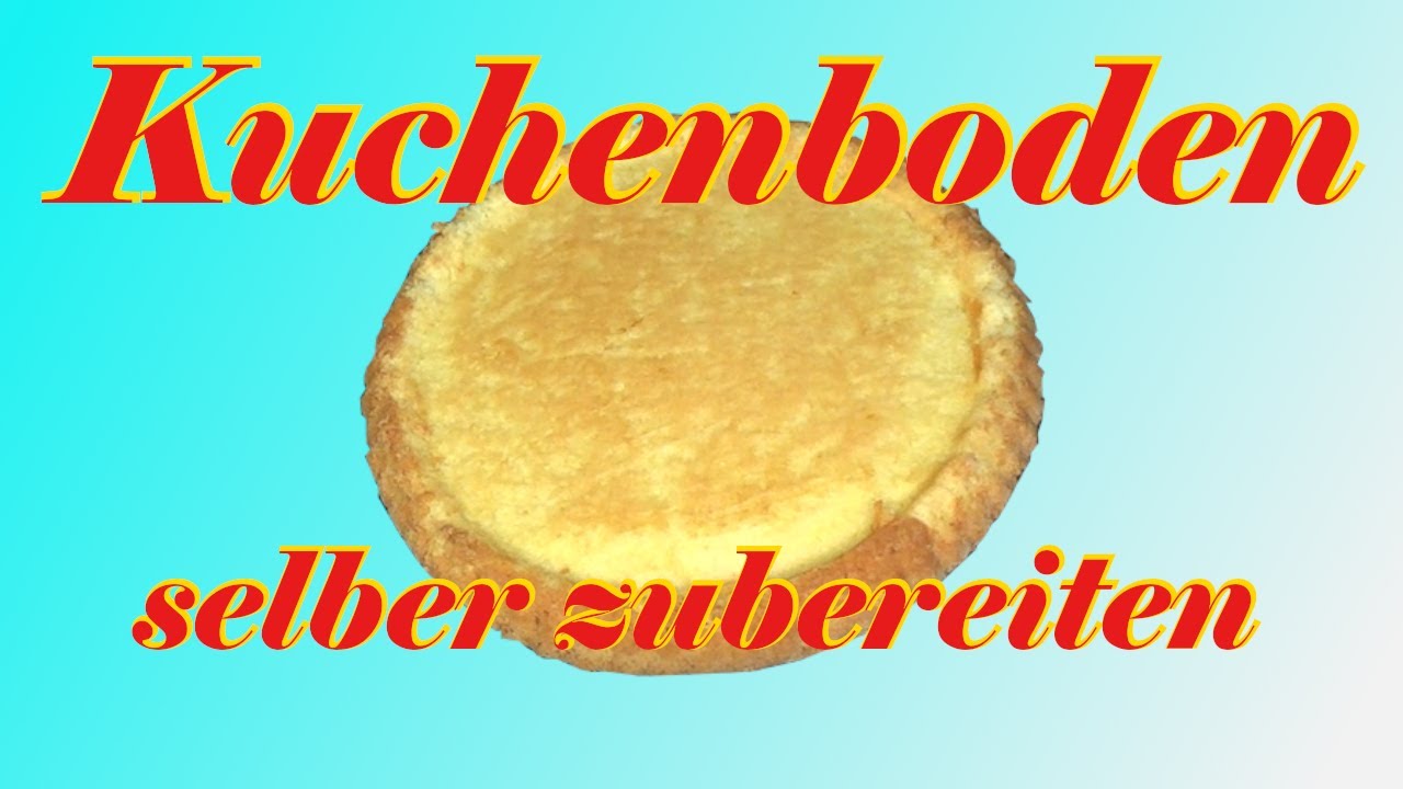 Dein Tortenboden für Obstkuchen ganz einfach zubereitet, das Ergebnis locker und lecker
