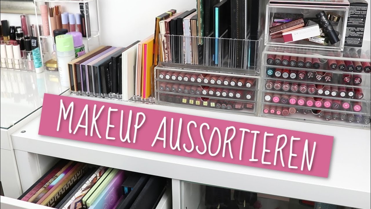 MAKEUP DECLUTTER TEIL 1 🤩 | Ich sortiere meine Sammlung aus | Schminke aussortieren