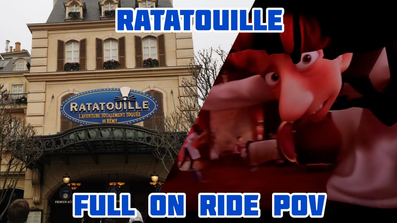 Ratatouille - Full On Ride POV - Disneyland Paris 2023