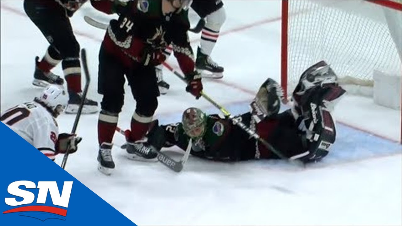 Antti Raanta Robs Brandon Saad Of Hat Trick Goal With Scorpion Save