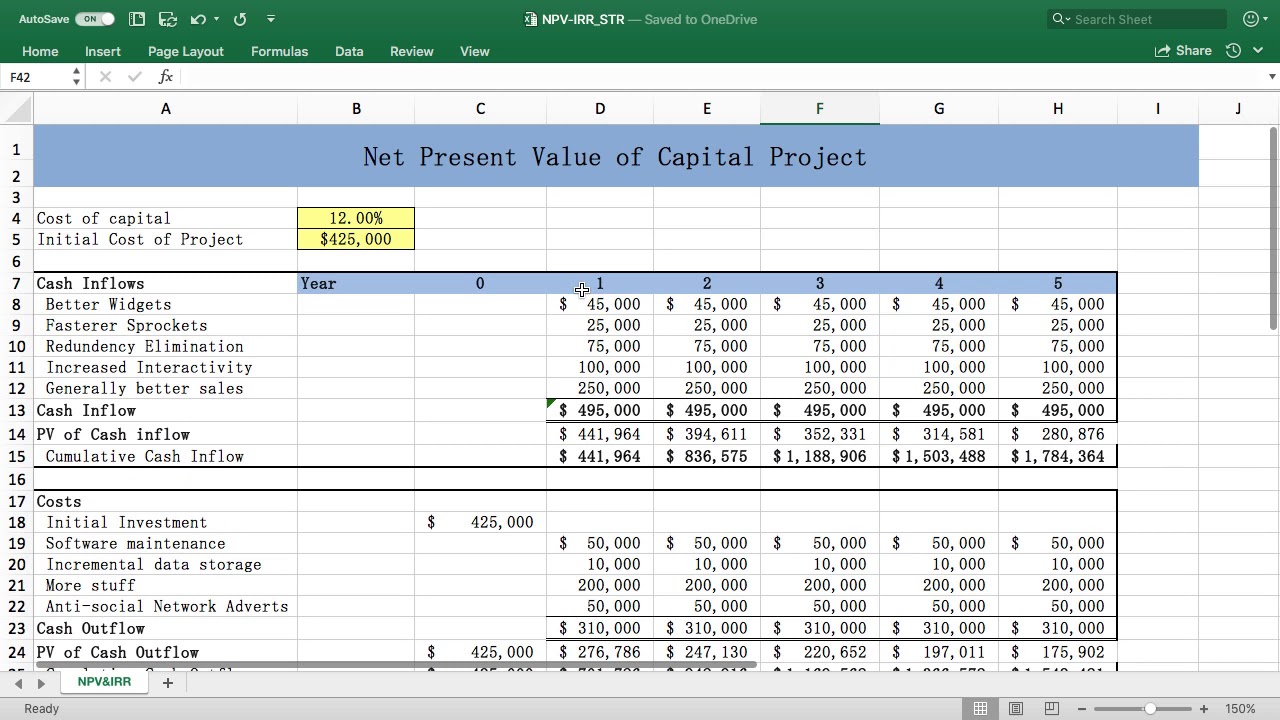 How to Calculate Payback Period in Excel (Capital Budgeting Break-Even)