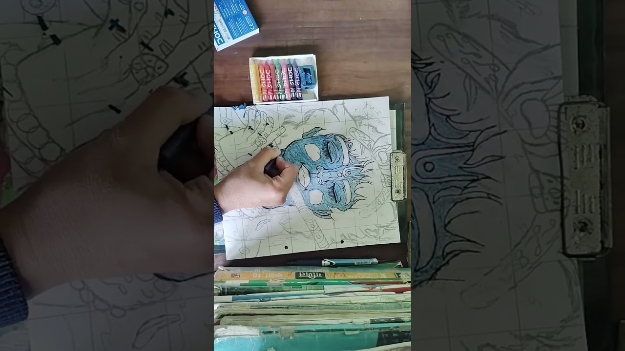 Krishna art colour video🎥