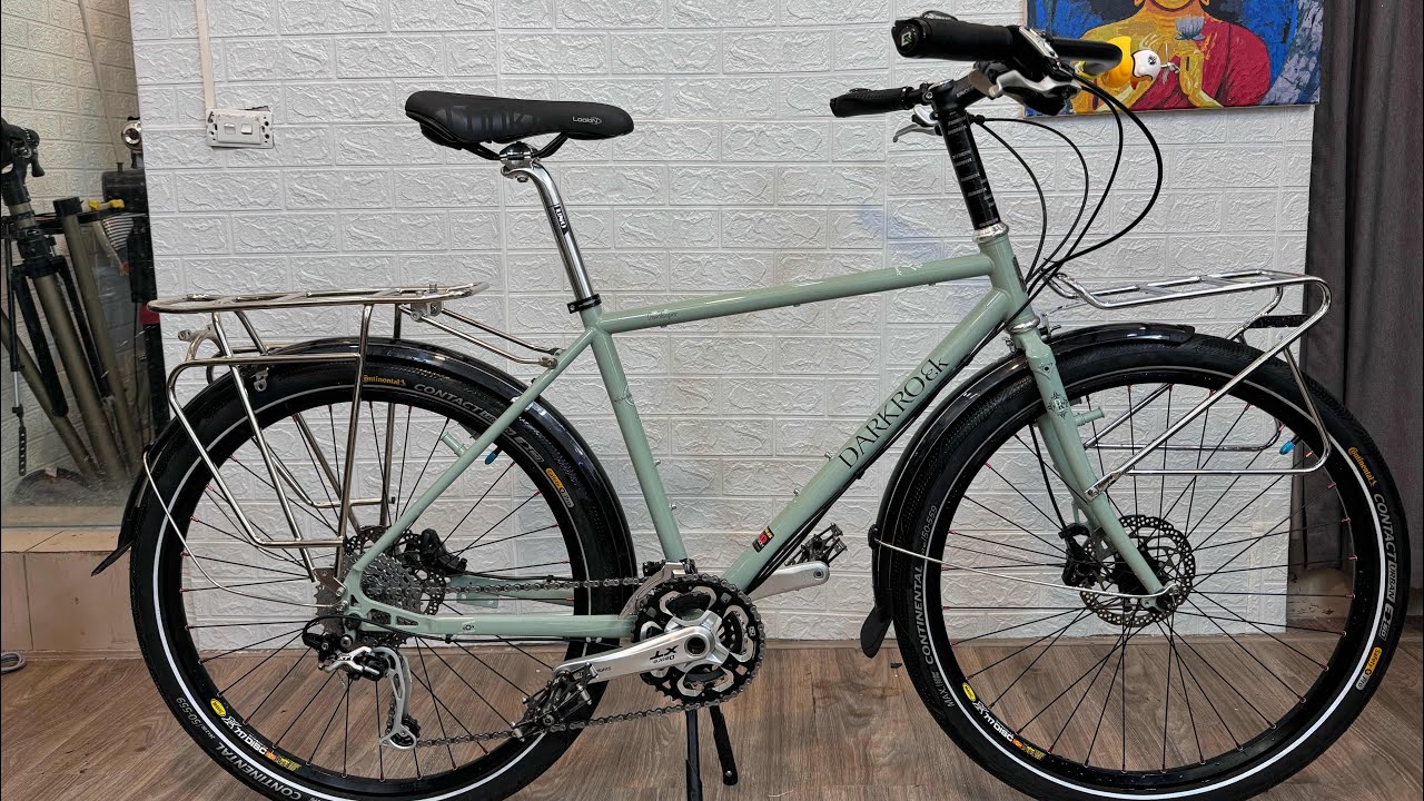 DARKROCK Thuần TOURING. Full Group shimano XT bạc trâu bò thần thánh. Size 460. ĐT 0353212962