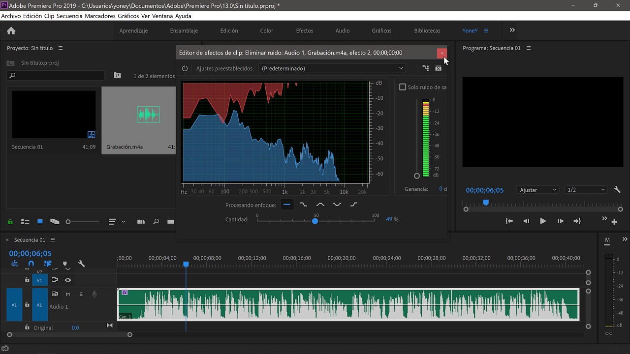 Como mejorar la voz en Premiere Pro
