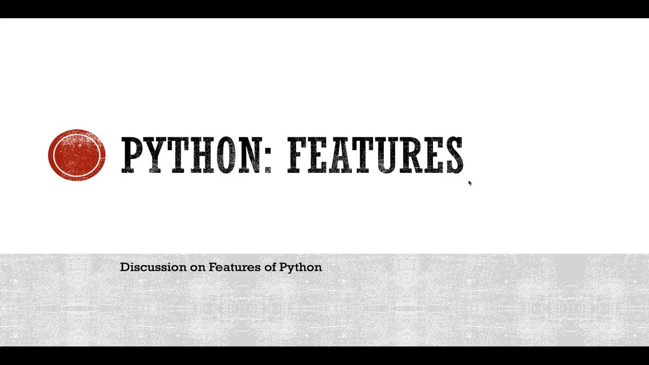 Python Simplified Lecture 2- Features of Python | Learn Python