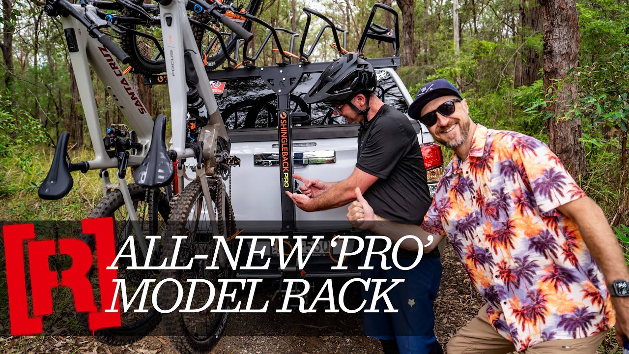 Aussie brand Shingleback Offroad launch an all-new 'Pro' model vertical bike rack