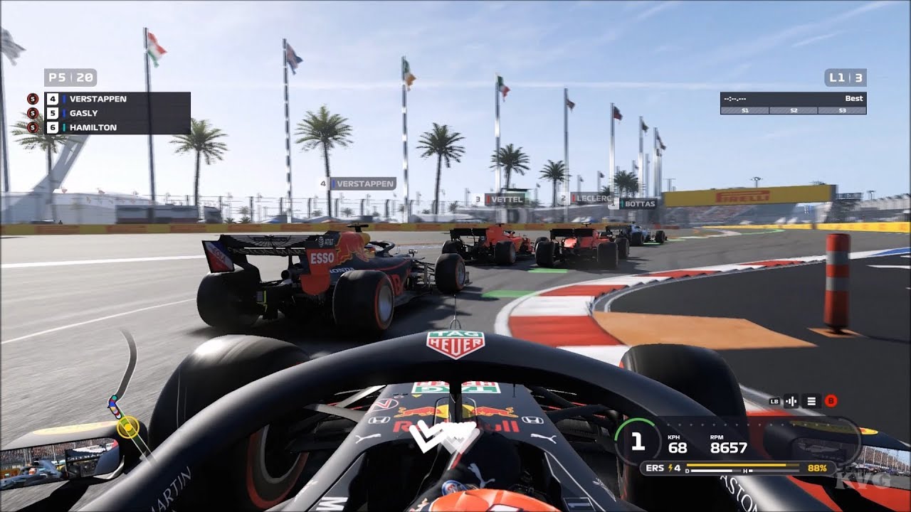 F1 2019 - Pierre Gasly Gameplay (PC HD) [1080p60FPS]