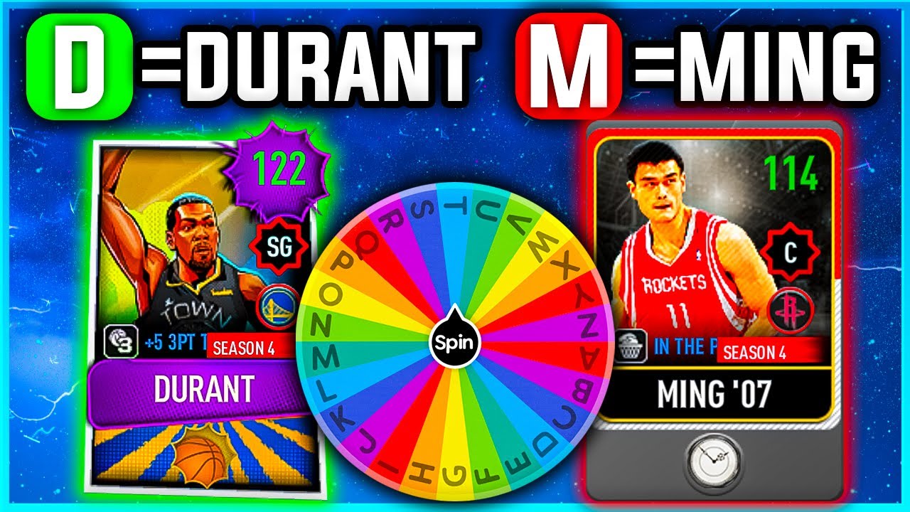 The Alphabet Team Builder 2 In NBA Live Mobile!