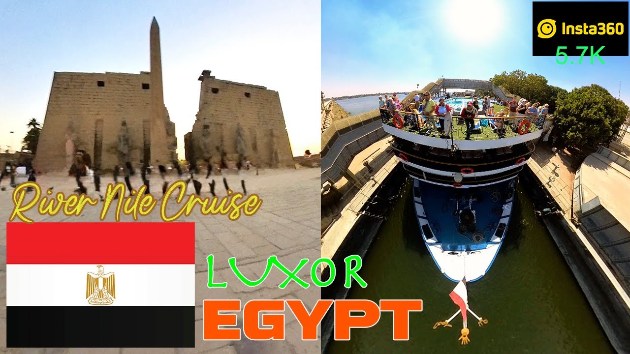 AMAZING DAM SYSTEM of  ESNA #amazingengineering #dam #egypt #insta360x5