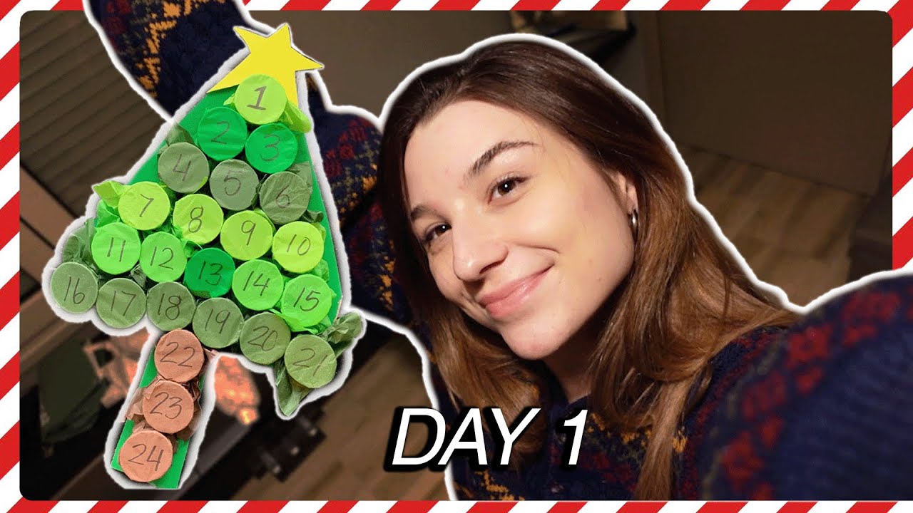 DIY ADVENT CALENDAR (από χαρτί υγείας) | vlogmas day 1🎄