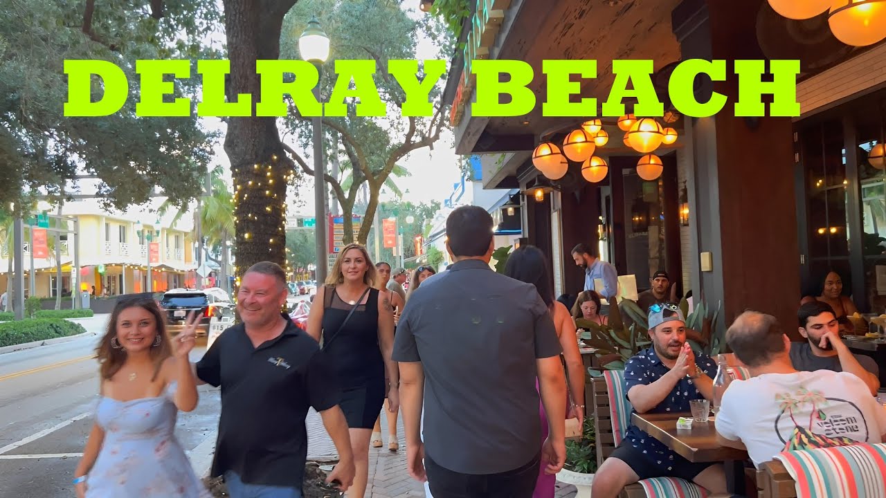 Walking Delray Beach, Florida in June 2023