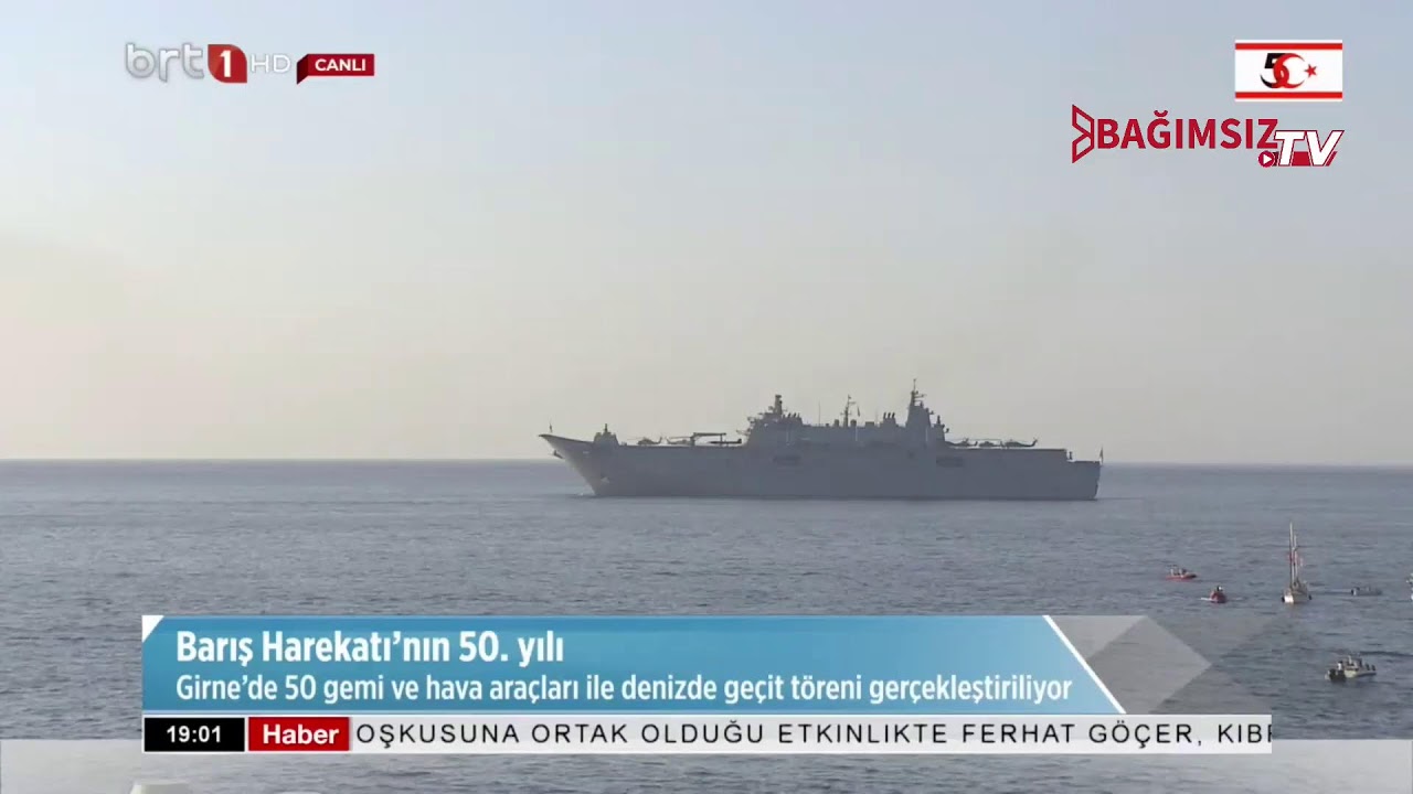 #CanlıYayın I Girne'de 50 geminin resmi geçit töreni ve Türk Yıldızları gösterisi yapılıyor!