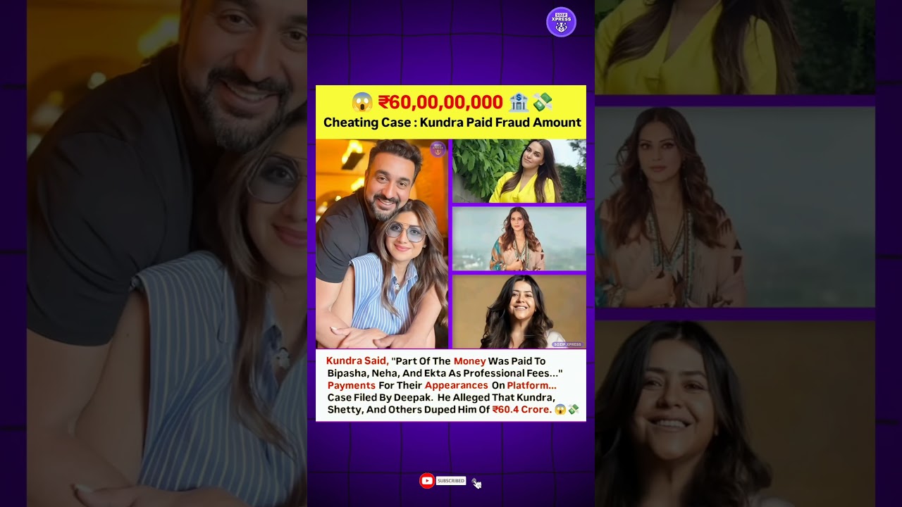 ₹60 Crore Fraud Case! Raj Kundra, Shilpa Shetty & Bollywood Stars Exposed? 😱🔥 | Bollywood News #yt