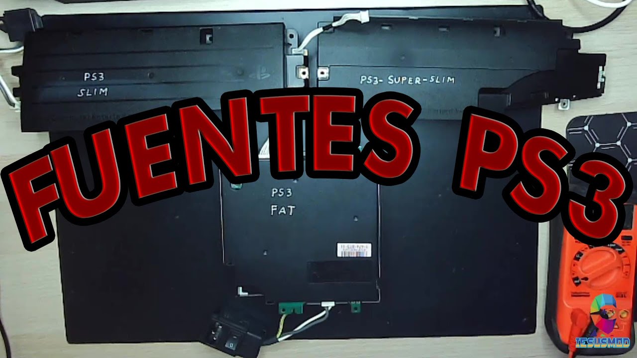 ❕ FUENTES PS3 MEDIDAS.