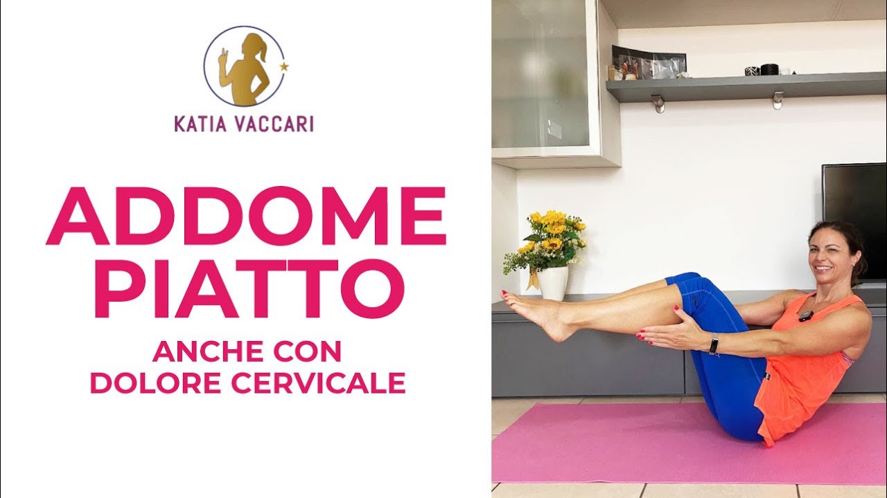 ADDOME PIATTO anche se hai male al COLLO: circuito a corpo libero