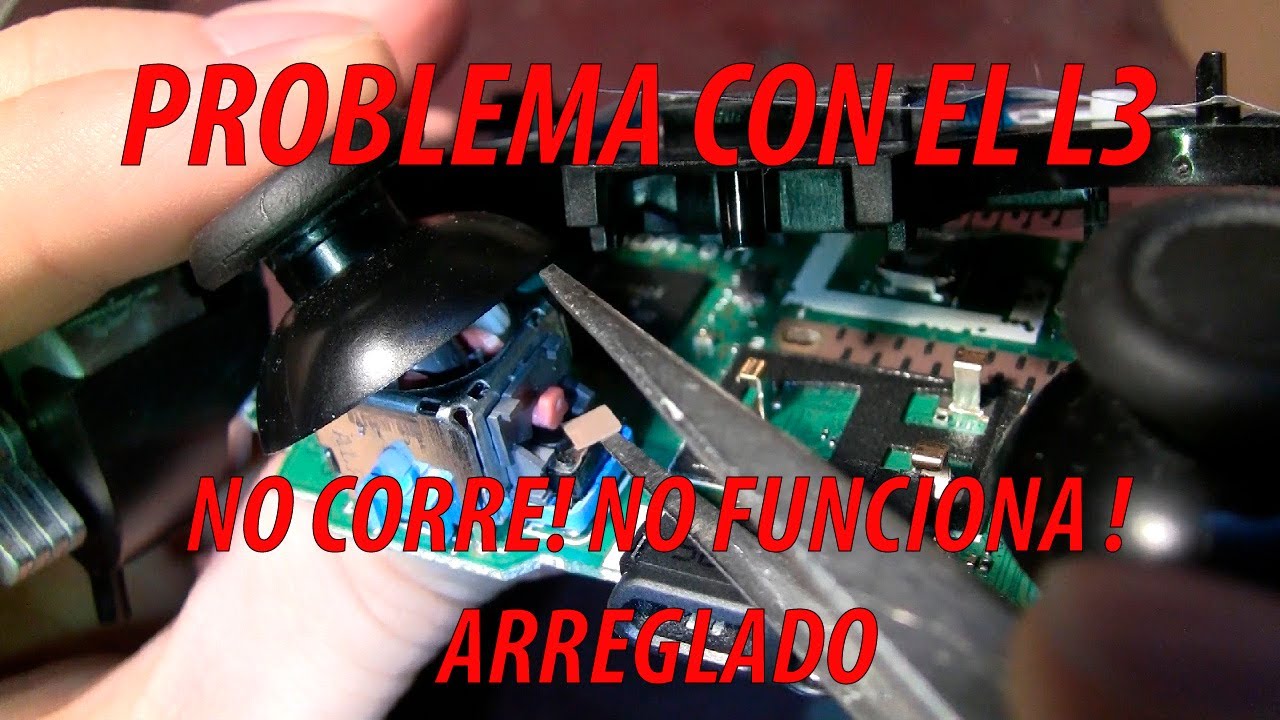 REPARACI&Oacute;N DEL JOYSTICK R3/L3 CONTROL PS4 - NO CORRE O NO FUNCIONA!