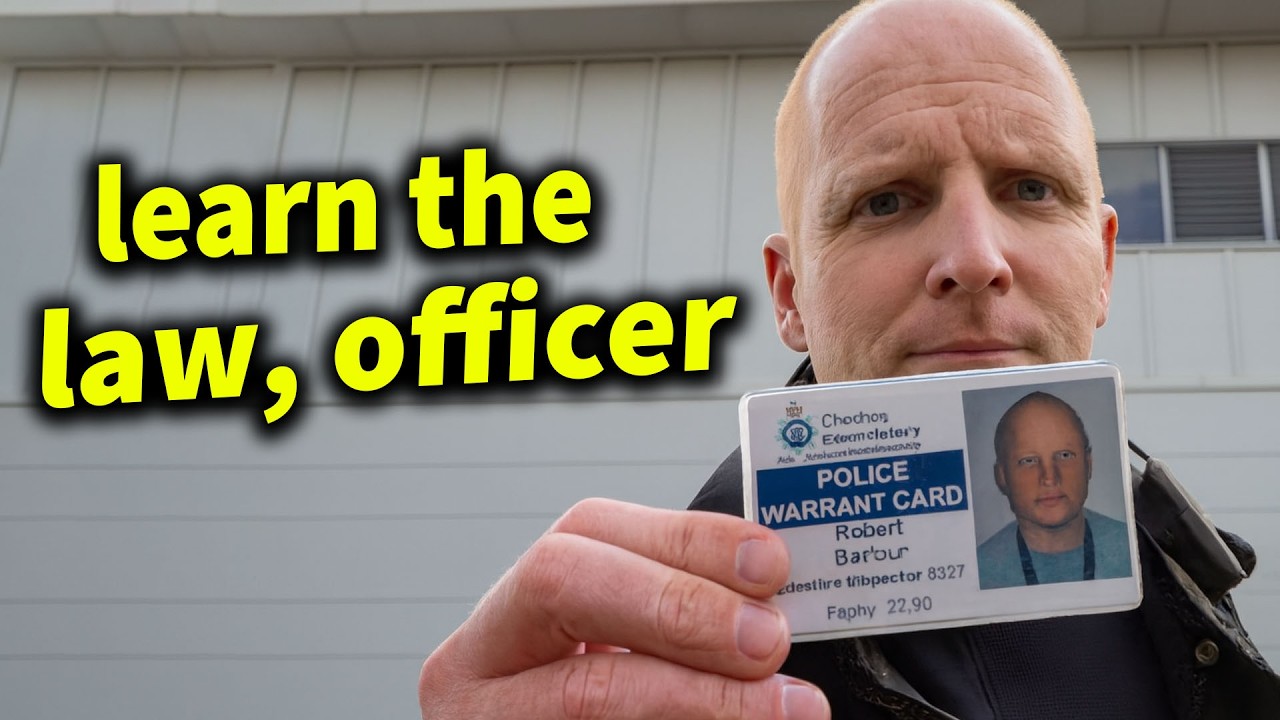 UK Officer LOSES IT—“I’m a Police Officer!” But the Auditor Doesn’t Back Down!