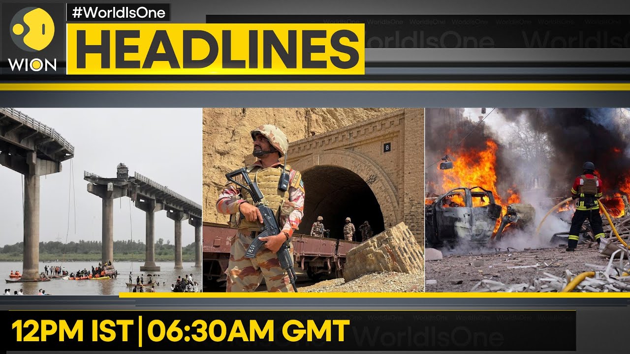 Gujarat Bridge case: 18 Dead, Probe Underway | Balochistan Attacks Toll Up To 12 | WION Headlines