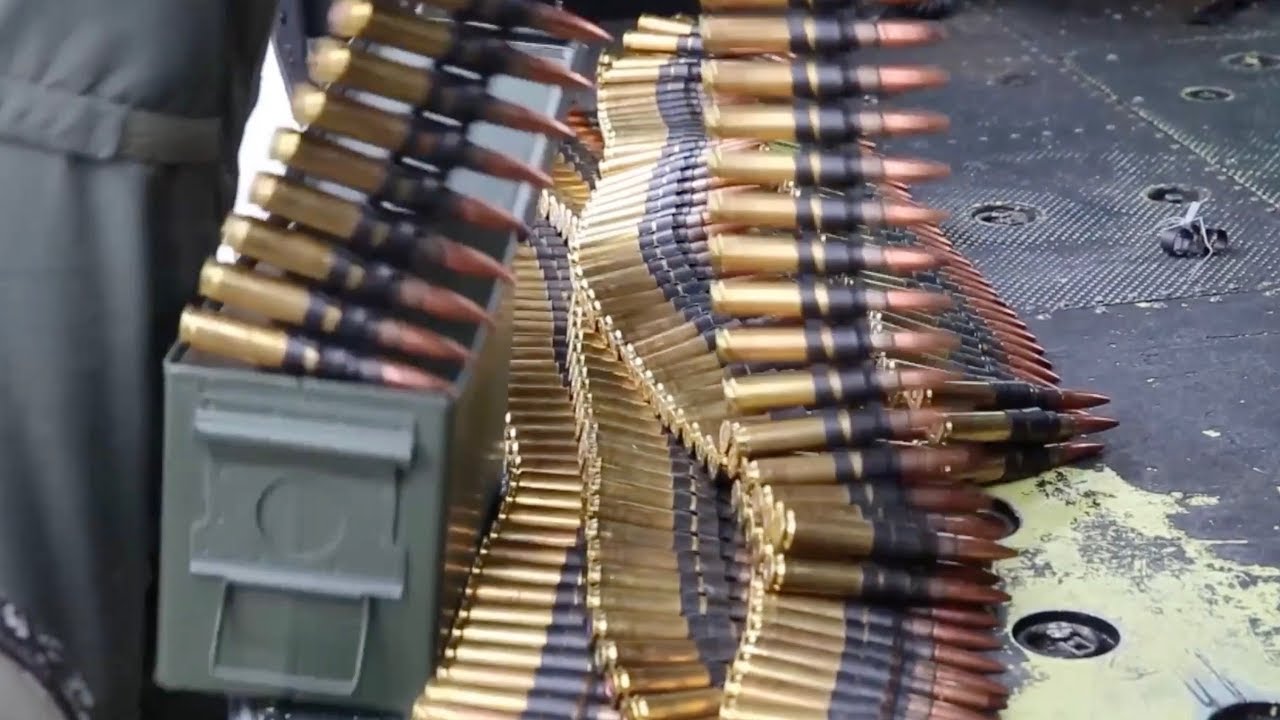 HMLA-167 Door Gunner - Weapons systems testing