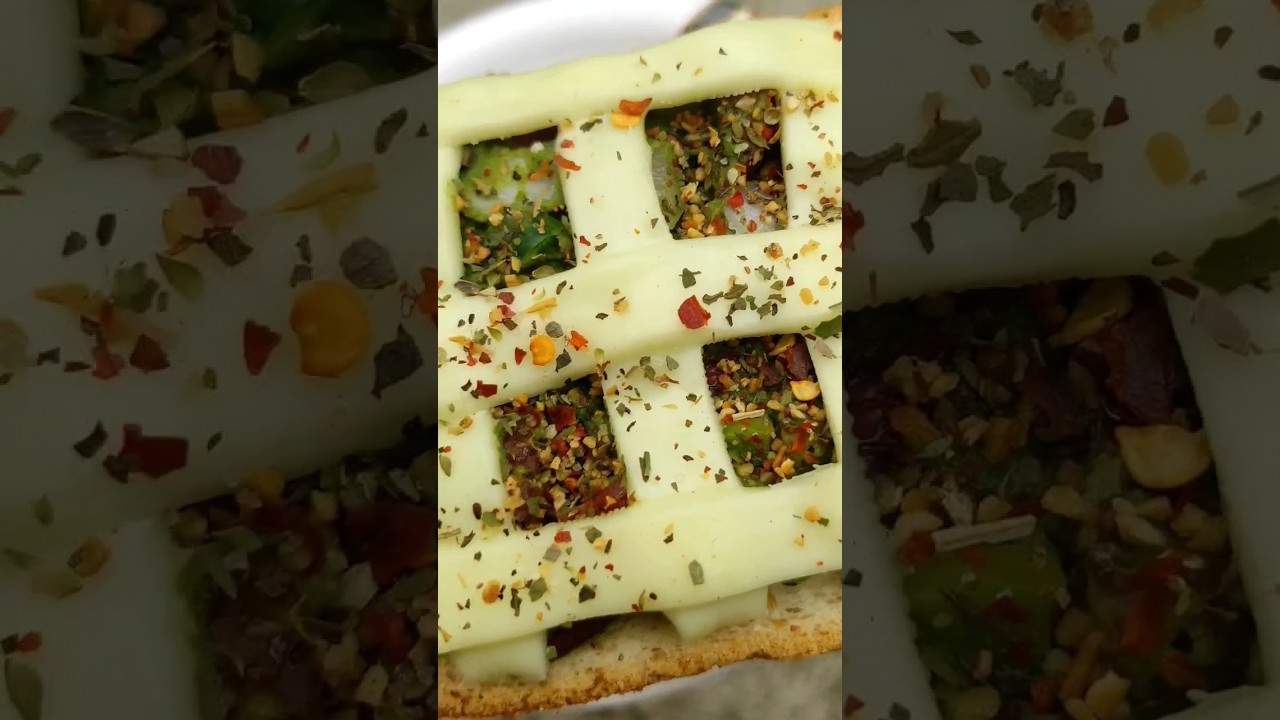 Triple layer cheese sandwich without oven |cheesy veg loaded sandwich🥪 