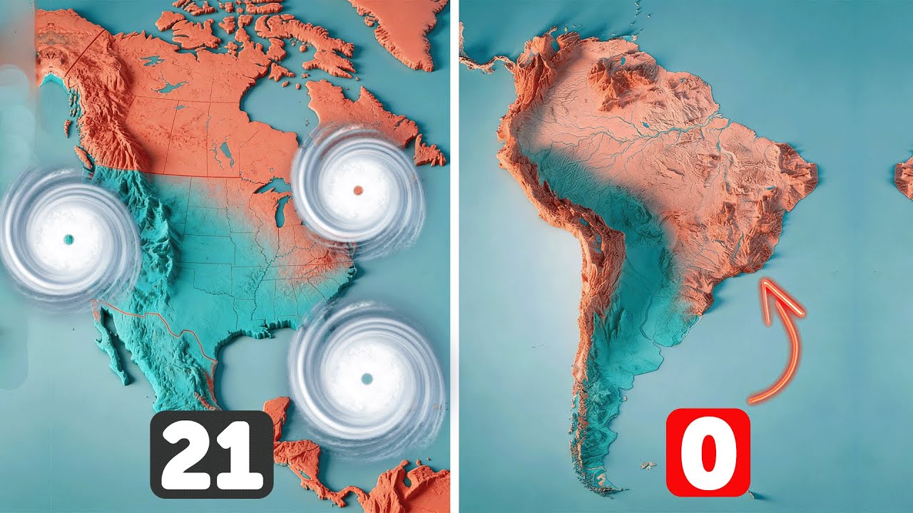 Почему ураганы обходят стороной Южную Америку
