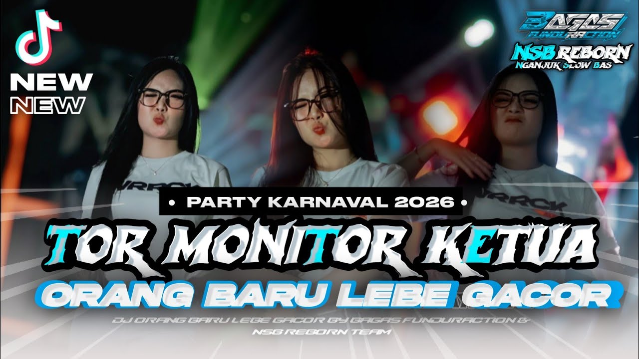 DJ TOR MONITOR KETUA VIRAL TIKTOK TERBARU ll ORANG BARU LEBE GACOR STYLE PARTY HOREG