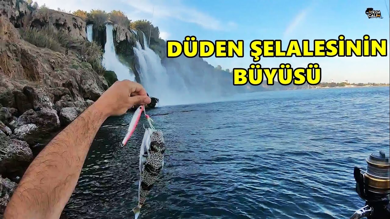 DÜDEN ŞELALESİNE İNDİM ve YAŞADIĞIM MACERALAR  / Şelalede Balık Avı Vlog 1 #DudenWaterfalls