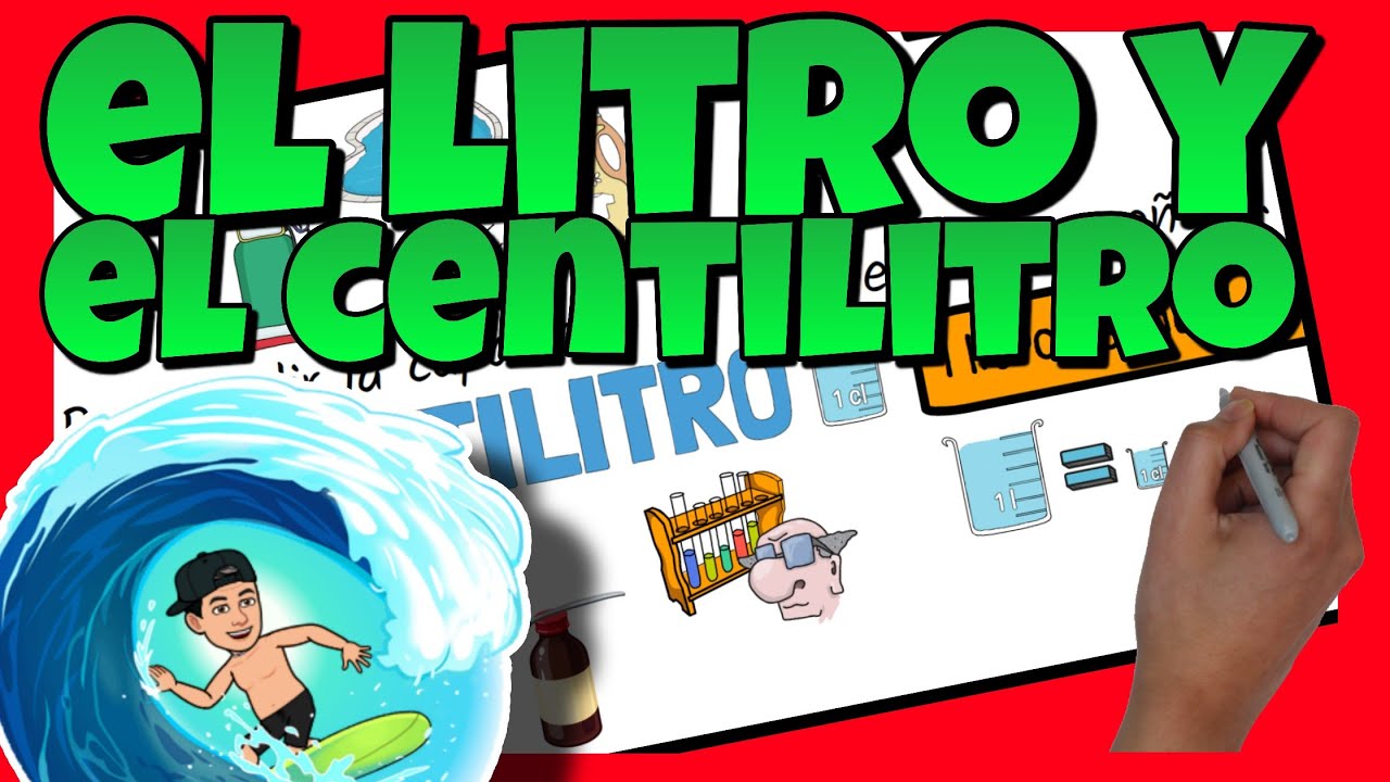 💧 El LITRO y el CENTILITRO para NIÑOS