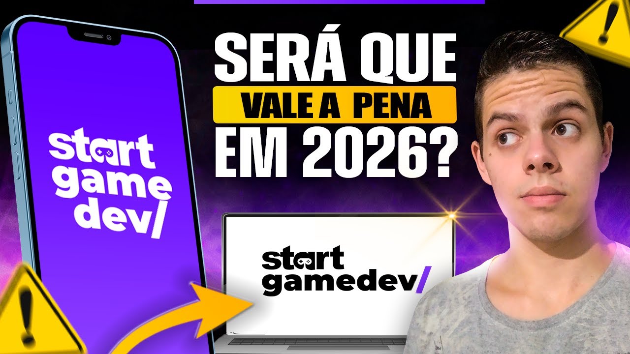 Start GameDev Vale a Pena? Start GameDev é Bom? Funciona? Curso Wenes Soares Crie Seus Jogos