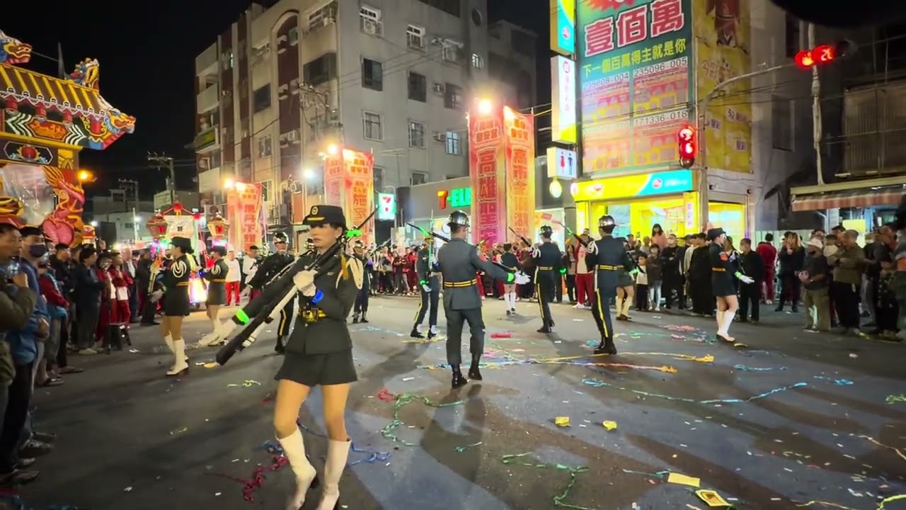 【 高雄左營太子宮～乙巳年往龍水化龍宮謁祖進香暨慶成入火安座平安遶境 】～06 宜蘭國光儀隊 入高雄聖安宮、鳳山乙武館、廣澤殿中敬會聯合行臺 參香 2026/02/13