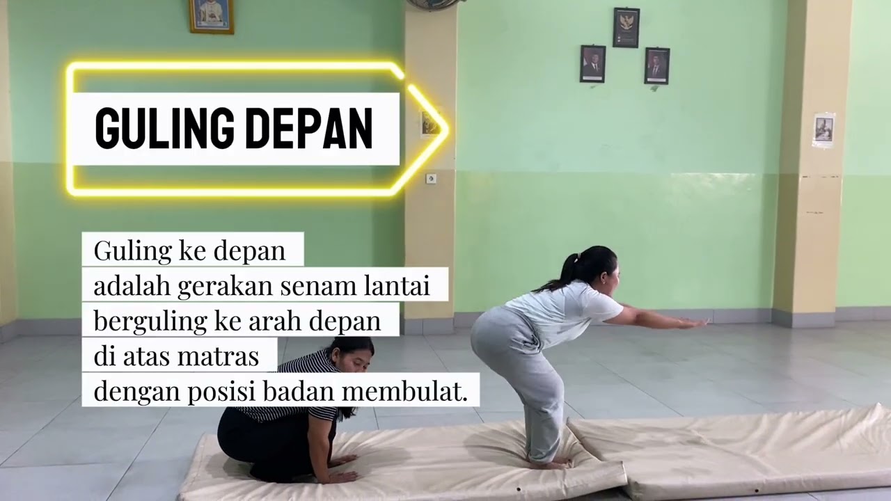 Video pembelajaran Gerakan Senam Lantai Untuk Anak SD